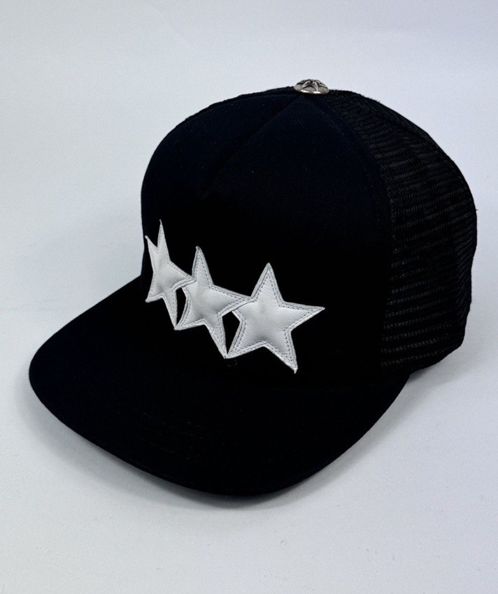 帽子 Chrome Hearts 3STAR Trucker Chrome Hearts - Star Patch Trucker Cap | eBay