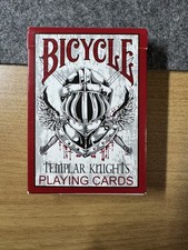 Bicycle Templar Knights Playing Card Deck USPCC Diavoli RARE Opened