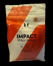 MyProtein Impact Whey Protein Isolate 2.2 Lbs Vanilla Ice Cream Drink Mix 12-25