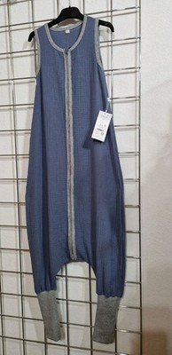 Popolini iobio Schlafoveral  mit Beinen Musselin 100% Bio  Baumwolle Neu 98/104