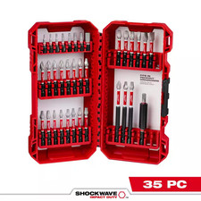 SHOCKWAVE Impact Duty Alloy Steel Screw Driver Bit Set 35-Piece 