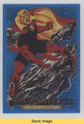 2024 Marvel Masterpieces '92 Blue Traxx Apocalypse Adam Warlock #9 READ 0d0g