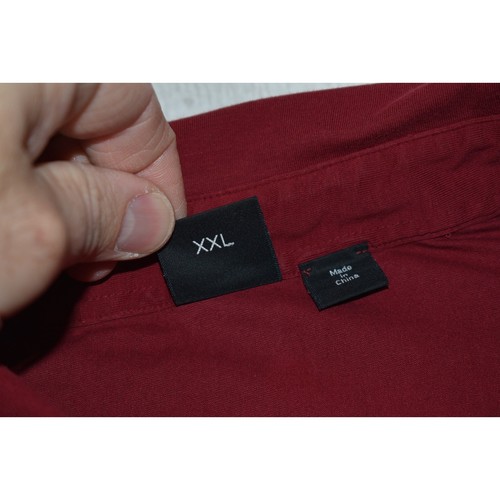 Boss Hugo Boss Golf Poloshirt Herren Größe 2XL weinrot Baumwolle Langarm - Bild 8 von 10