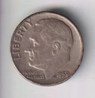 1959-D ROOSEVELT DIME 10¢ DENVER 90% SILVER COIN UNITED STATES MINT