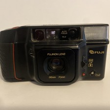 Fuji DL-400 Tele Drop-In Loading Pre-Winding 35MM Film Camera parts only