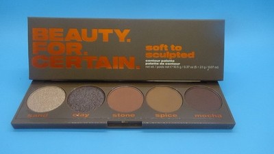 Beauty For Certain Soft to Sculpted Contour Palette Full Size 10.5 g .37 oz NIB