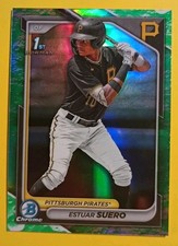 2024 Bowman Sapphire Edition - Chrome Prospects Estuar Suero #BCP-63 Green 