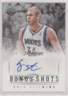 2013-14 Panini Prestige Bonus Shots Greg Stiemsma #4 Auto 12gr