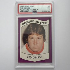 1982 Wrestling All-Stars Series A #4 Ted DiBiase - PSA 7 NM