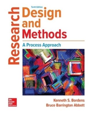 Research Design and Methods: A Process Approach by Bordens