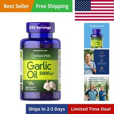 Puritan'S Pride Garlic Fresh 5000Mg, Traditional Dietary Supplement for