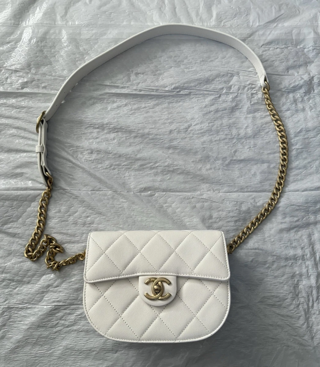 CHANEL Leather Exterior White Bags & Handbags for Women for sale