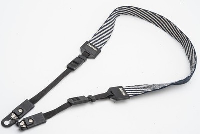 Hama Camera Strap Carry Carrying Narrow IN Blue White Black Universal