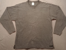 Columbia Sweater Men's XL Gray Crewneck Pullover Casual Outdoor Logo
