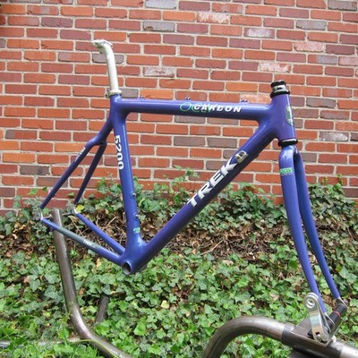 Lunar Trek 5200 Oclv 52cm Frameset Carbon Road Bike 1992 Vintage