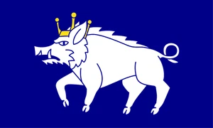 Kingswinford Flag Self Adhesive Vinyl Sticker
