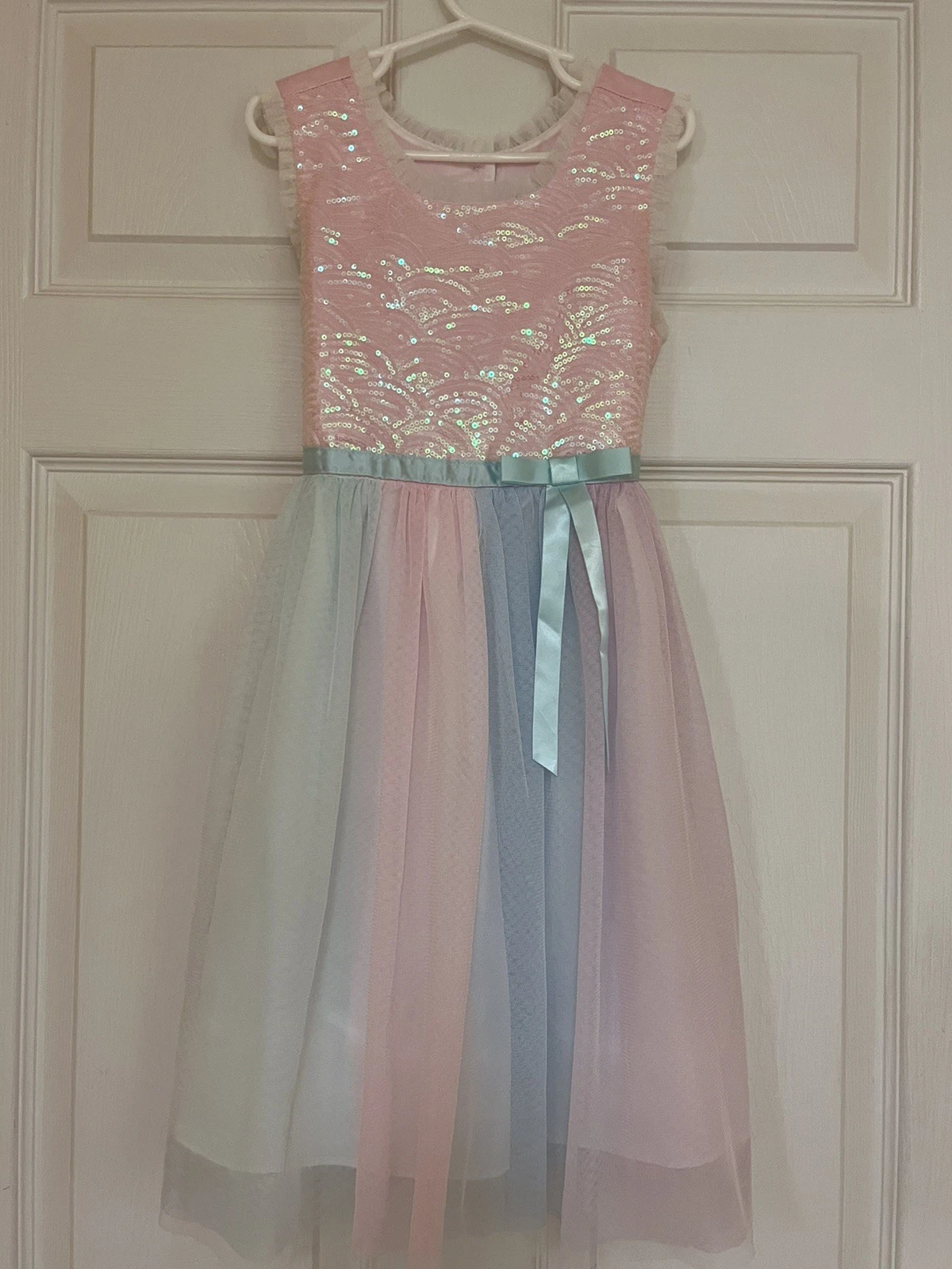Jona Michelle Girls' S6 Pastel Unicorn Sequin Tulle Dress Formal Party Wedding
Opens in a new window