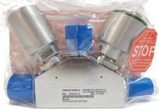 Parker Veriflo 45300319 3-Way Pneumatic Diaphragm Valve 945Y2NC/NOFSFFMA New
