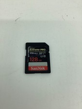 SanDisk SDXC 128GB Extreme Pro 170MB/s UHS-1 U3 - Fair Condition; Missing lock