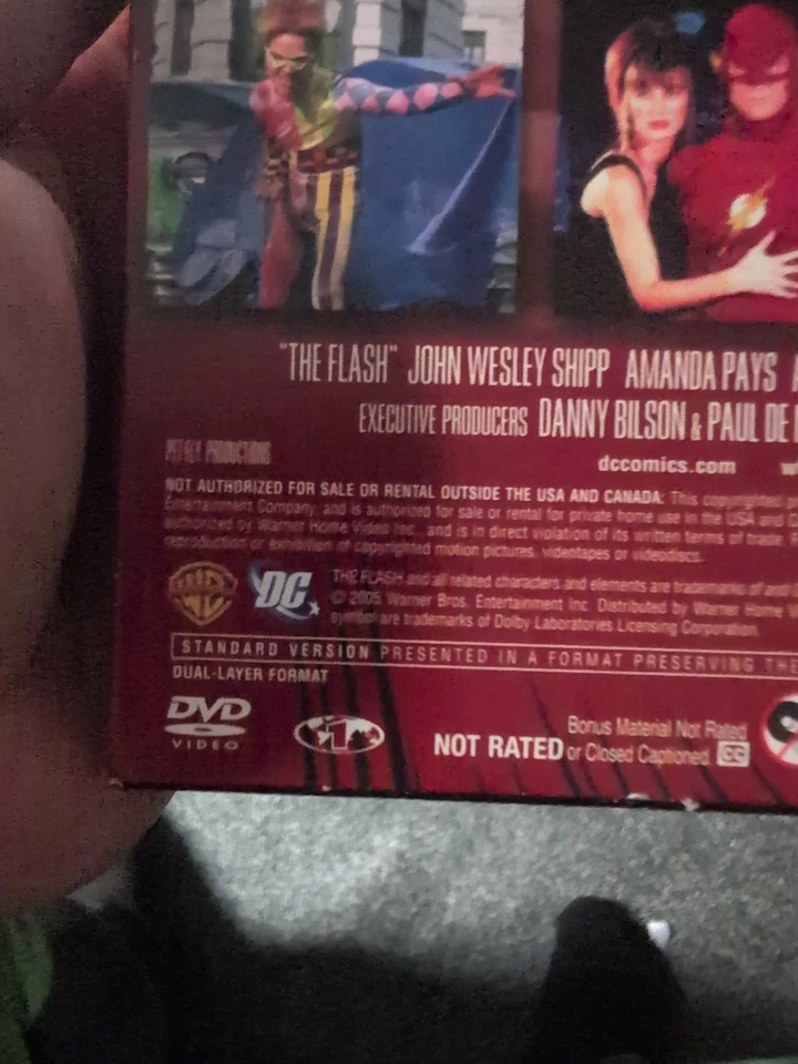 Original The Flash Complete Series DVD Box Set John Wesley Shipp 1980 USA IMPORT - Image 3 of 3
