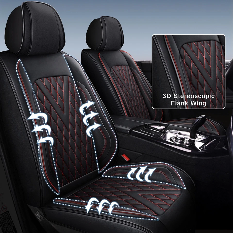 Car 5-Seat Cover PU Leather Full Set Cushion Pad For BMW X1 2013-2022 Foto 2 de 4