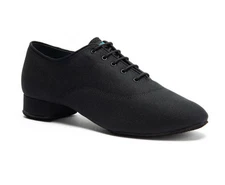 Mens International Dance Shoes - Contra- Ballroom - Black Lycra- UK Size 11.5