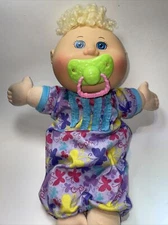 Cabbage Patch Kids Doll Blue Eyes 2015 WCT- 56B 13” Signed Xavier Roberts Clean