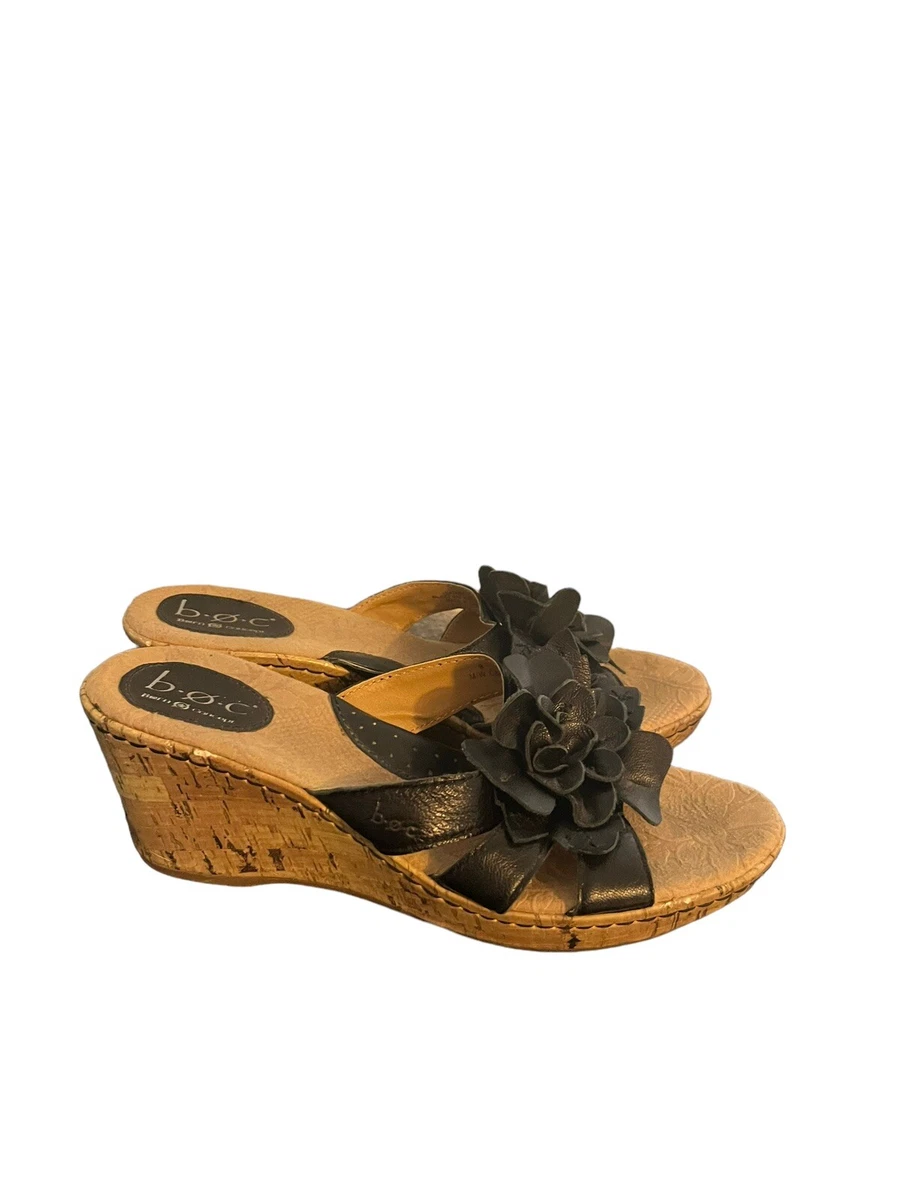 Born boulder leather store cork wedge