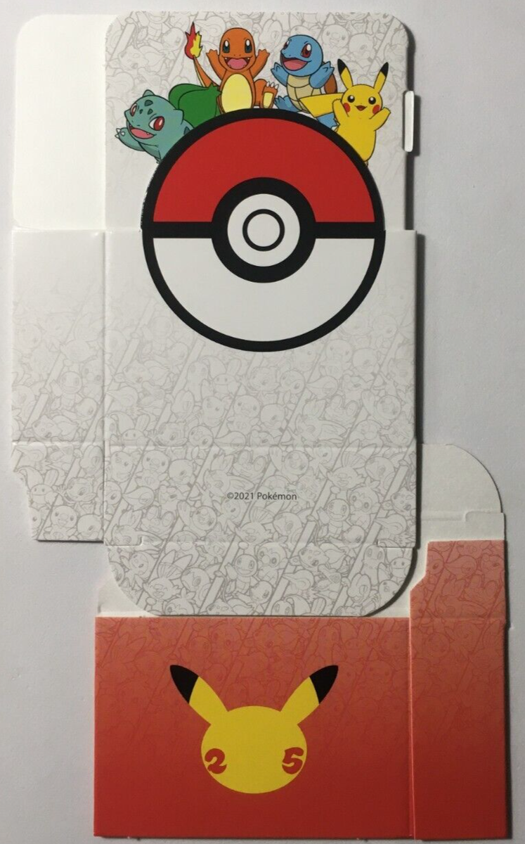 POKEMON 25TH ANNIVERSARY MCDONALD'S 2021 PIKACHU CARD BOX-NEW-CARDS NOT INCLUDED | eBay POKEMON 25TH ANNIVERSARY MCDONALD'S 2021 PIKACHU CARD BOX-NEW-CARDS NOT INCLUDED | eBay