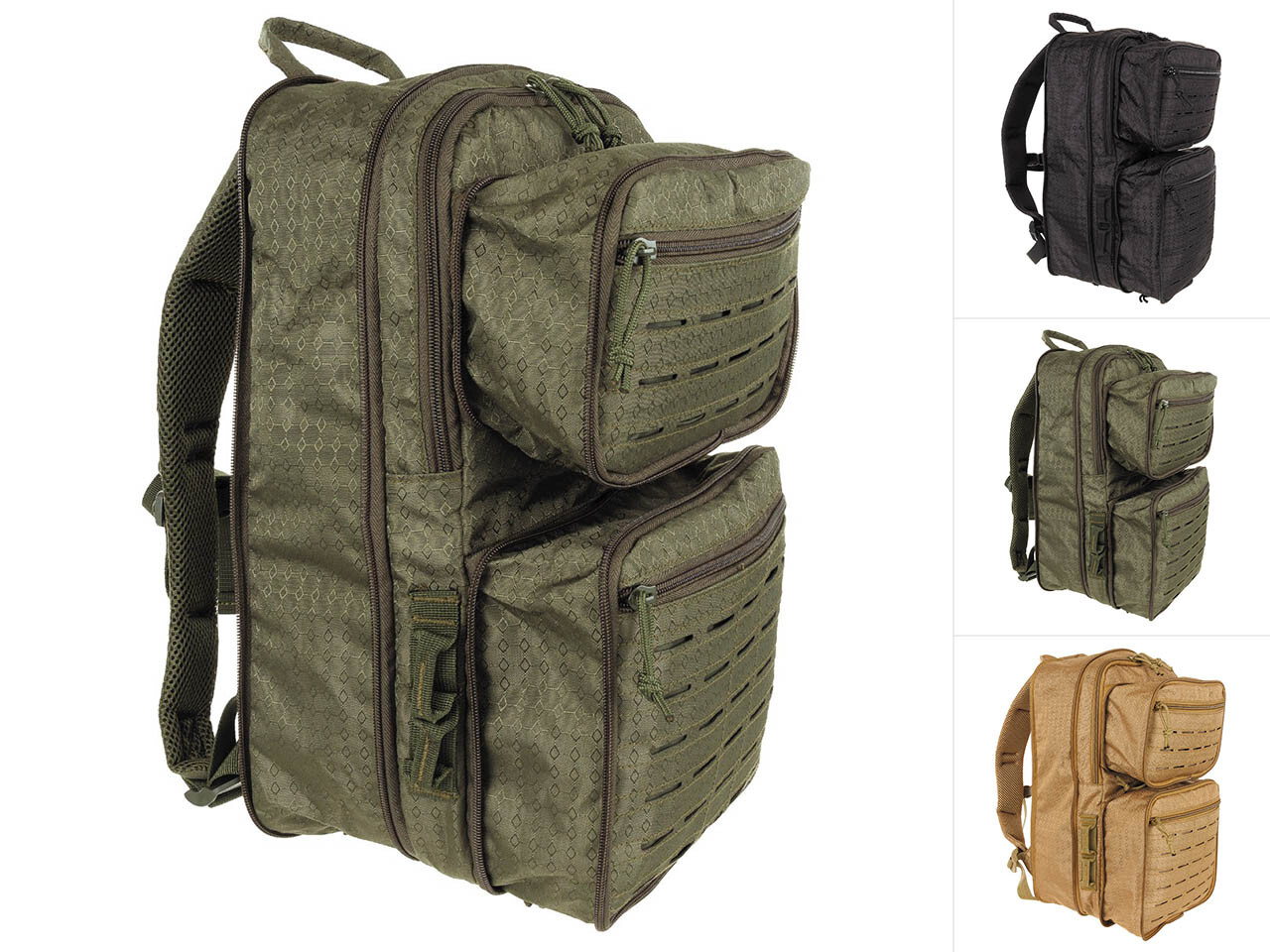 Thumbnail - Mfh Rucksack Compress Octatac 23x42x24cm 15l Cityrucksack