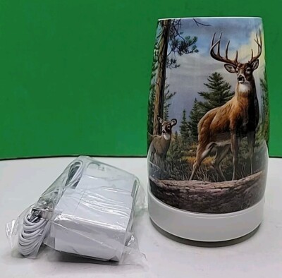 The Bradford Exchange Lighted Wildlife Scene Aromatherapy Electric Oil Diffuser.