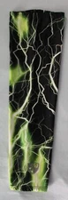 Adult Sports Microfiber Arm Sleeve - Green Lightning SA-A50059-L Set of 2