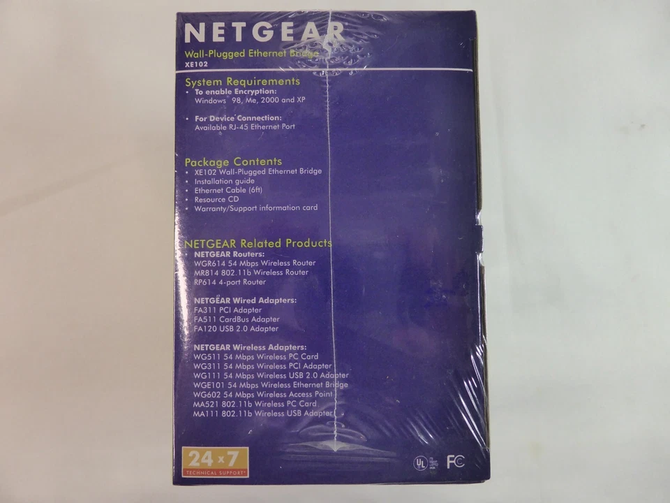 Netgear Powerline Network Bridge Wall Plugged Ethernet Extender XE102US PS2 XBOX - Image 2 of 4