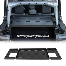 Interior Rear Cargo Basket Rack Solid Metal Luggage Storage for Jeep Wrangler JK