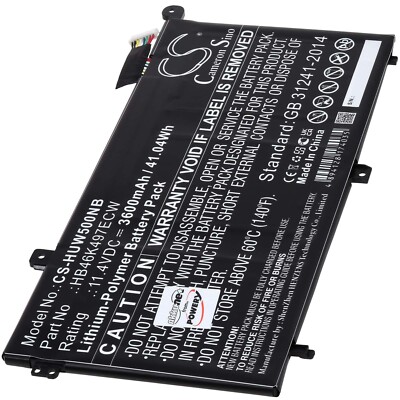 Akku für Laptop Huawei MRC-W50 11,4V 3600mAh/41Wh Li-Polymer Schwarz