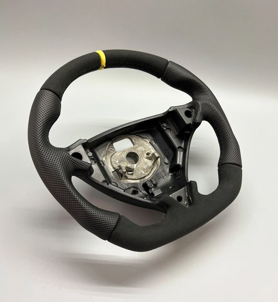 Volante personalizado Porsche Cayenne 955 957 Turbo S GTS cuero + Alcántara Foto 3 de 4