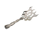 Rare Dominik & Haff Victoria Pattern Sterling Silver Massive Serving Fork