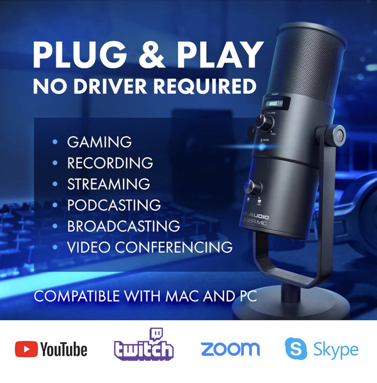 M−AUDIO UBER MIC Amazon.com: M-Audio Uber Mic - Professional USB Condenser
