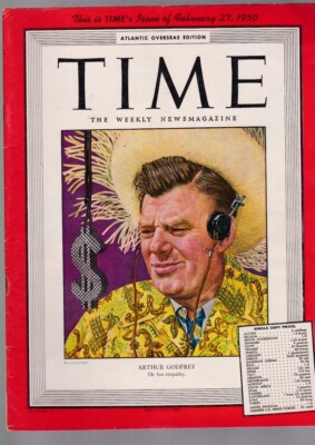  ZEITMAGAZIN 27. FEBRUAR 1950 ARTHUR GODFREY SHIRLEY BOOTH ARTHUR KROCK 