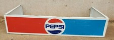 1970s  Pepsi Cola Trifold Metal Sign Soda Bottle