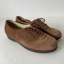 SAS Tripad Comfort Women  s Oxfords Shoes Brown Lace Up Low Top Size 6 M