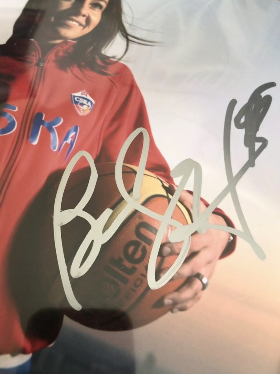 Becky Hammon Signed 8x10 San Antonio Stars Spurs All Star Coach