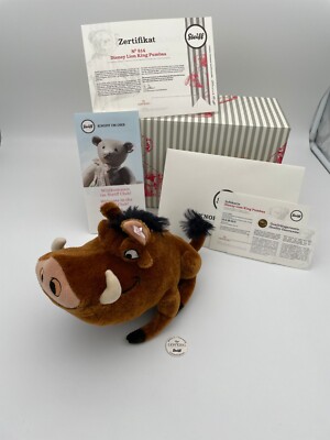 Steiff Disney The Lion King König der Löwen - Pumbaa Nr. 814/1994 limitiert 23cm