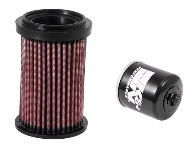 K&N Combo AIR FILTER+OIL FILTER Ducati Monster 696 / 796 / 1100 DU6098