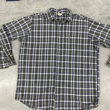 VTG Carhartt Shirt Mens XL Plaid Flannel Made in USA Thick Workwear Rugged Heavy