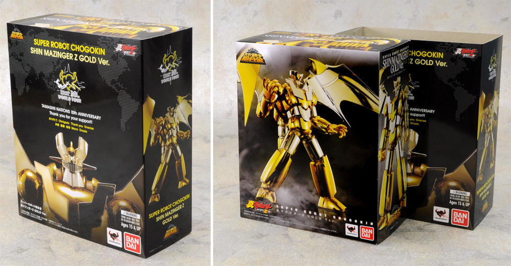 Mazinga Shin Mazinger Z Gold SRC Super Robot Chogokin Bandai