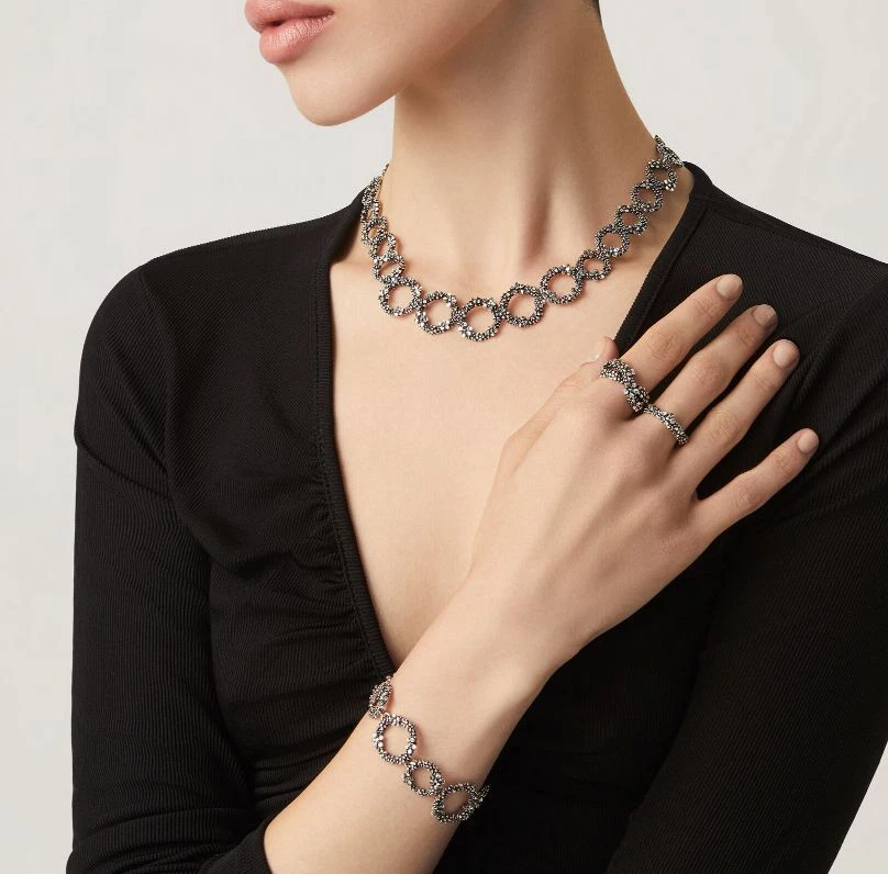 Anello Donna Giovanni Raspini Argento 925 Millefiori Realizzato A Mano 11696/16 - Immagine 3 di 4