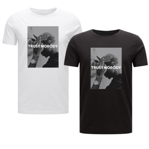 Tupac Shakur Trust Nobody Men Unisex TShirt Retro HipHop Cool 2PAC