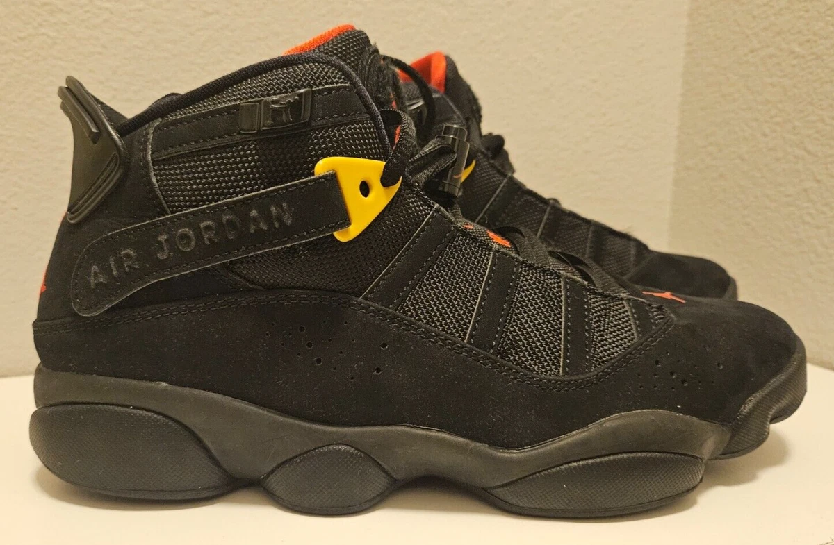 Air Jordan 6 Rings Black Red Sulfur Men\'s Size 7.5 JORDAN 6 Rings 322992 026 - Shiekh main image 3