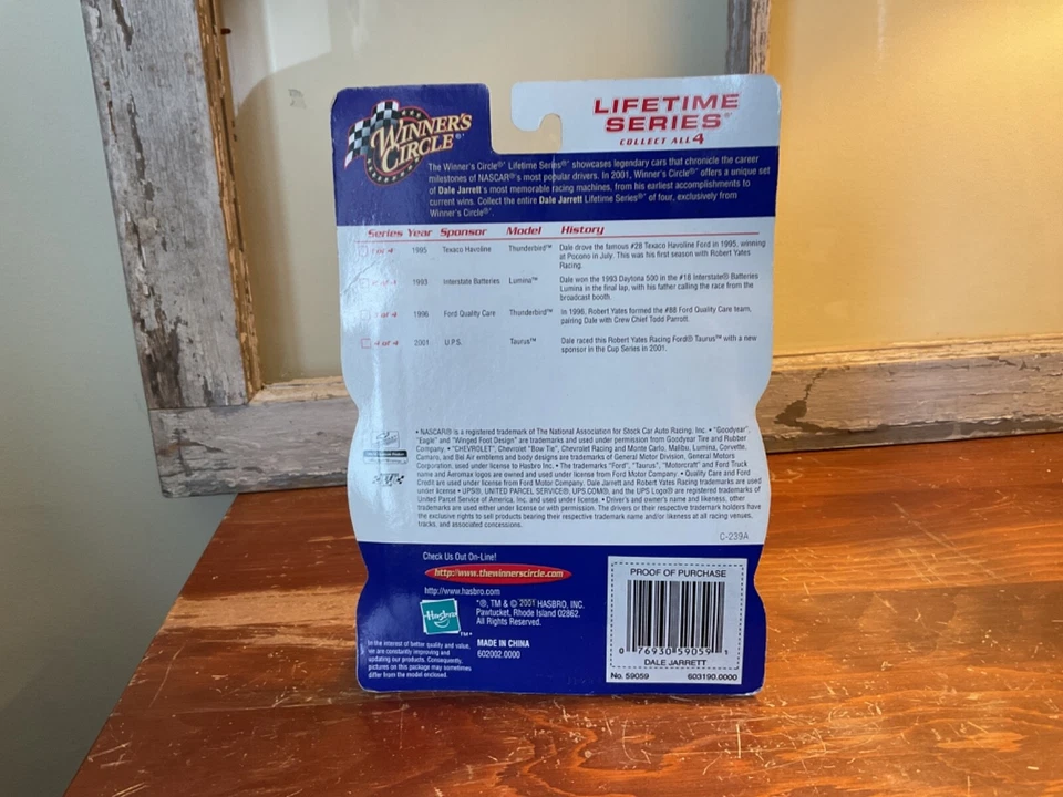 Winners Circle Lifetime Series Dale Jarrett #28 Texaco Thunderbird 1995 1:64 Foto 4 de 4